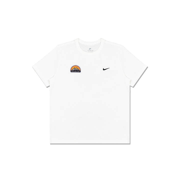 Nike Nike T Shirts Men's White Crew Neck Moderate Straight Fit