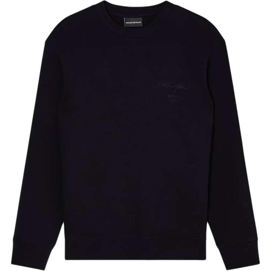 EMPORIO ARMANI Long Sleeved Crewneck Sweatshirt