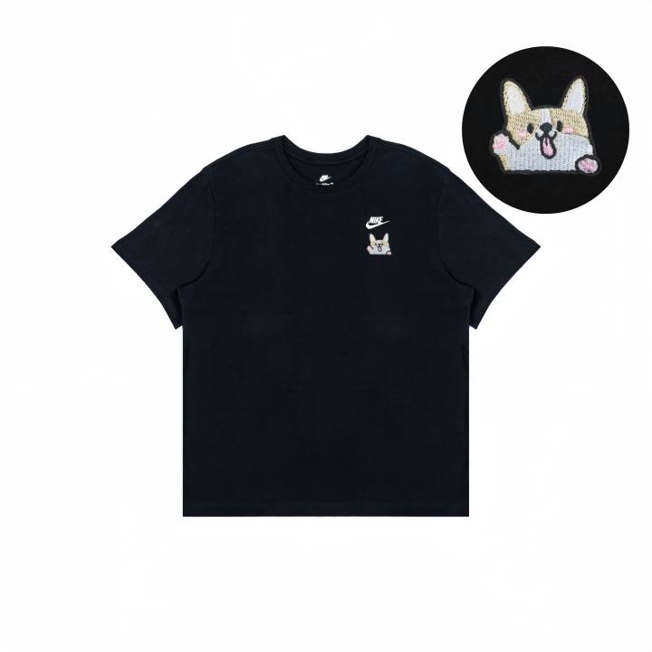 Nike Nike Casual Sports Crew Neck Short Sleeved T Shirts Unisex Black