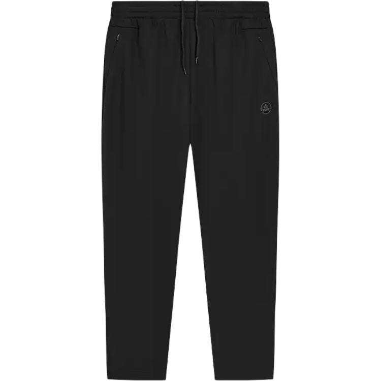 PEAK Sports Life Collection Solid Color Mid Rise Lace Up Breathable Versatile Fleece Lined Thermal Casual Pants Women's