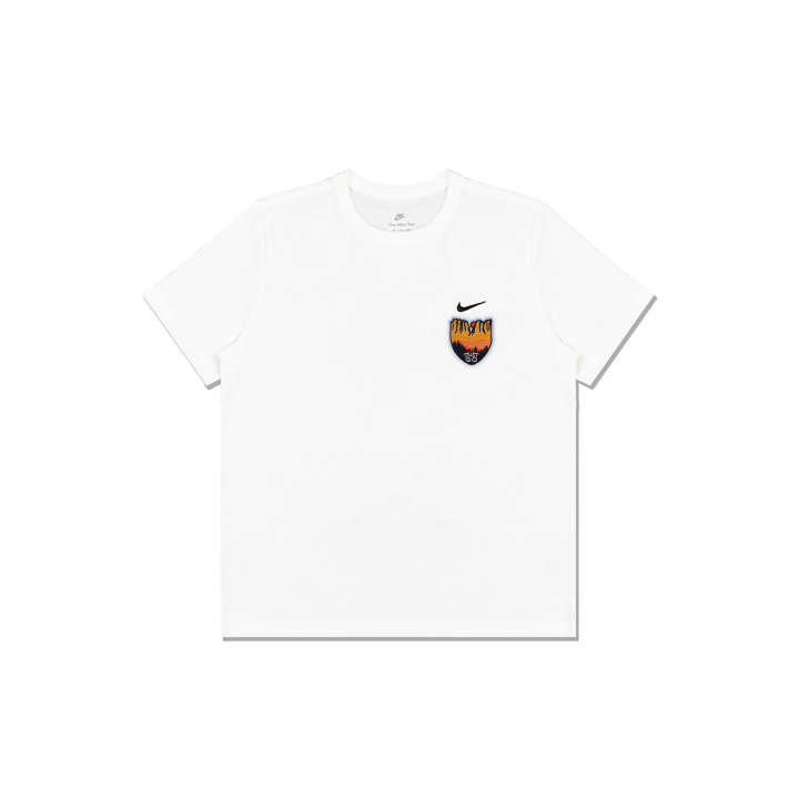 Nike Nike T Shirts Men's White Crew Neck Moderate Straight Fit