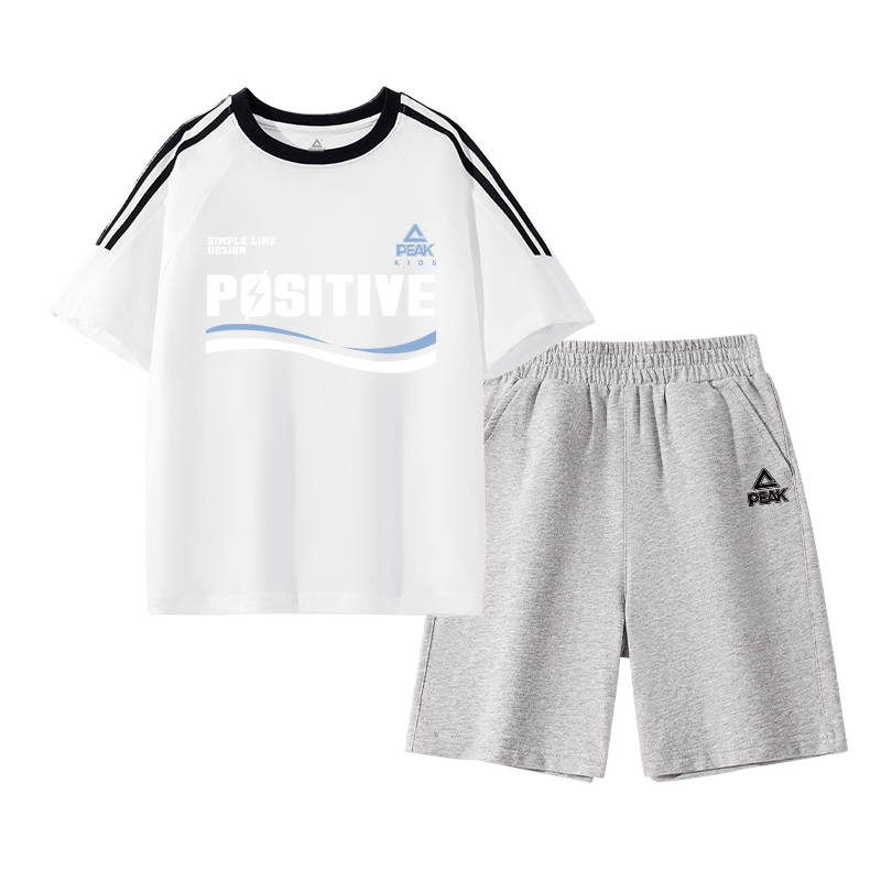 PEAK Kids Casual Sportswear Crew Neck Thin
