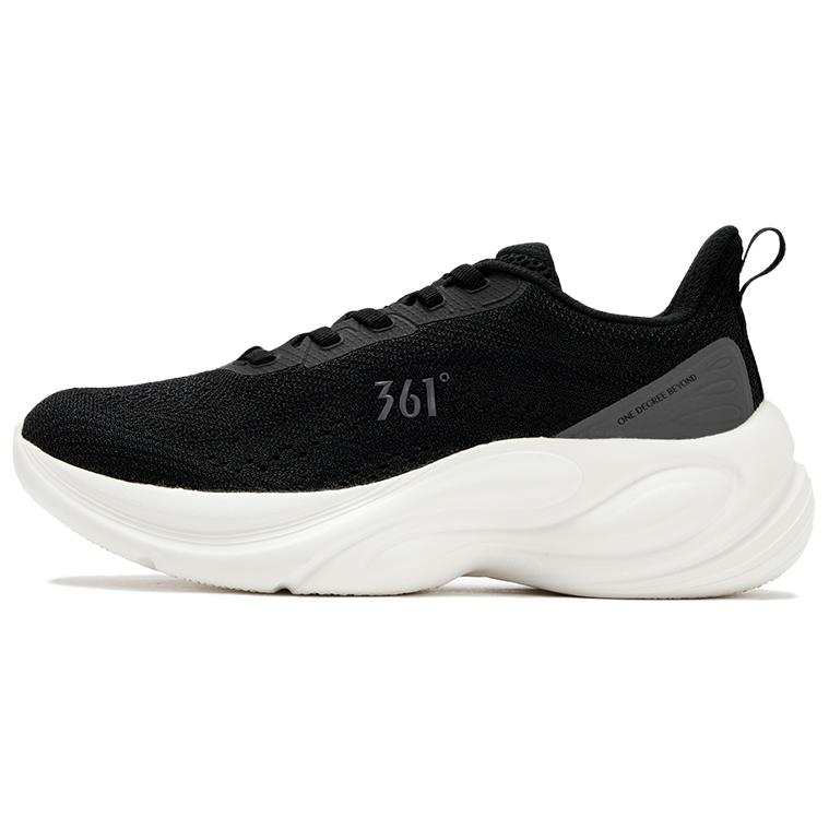 361° Cushioning Breathable Lightweight Low top Casual Running Shoes Women's Black White