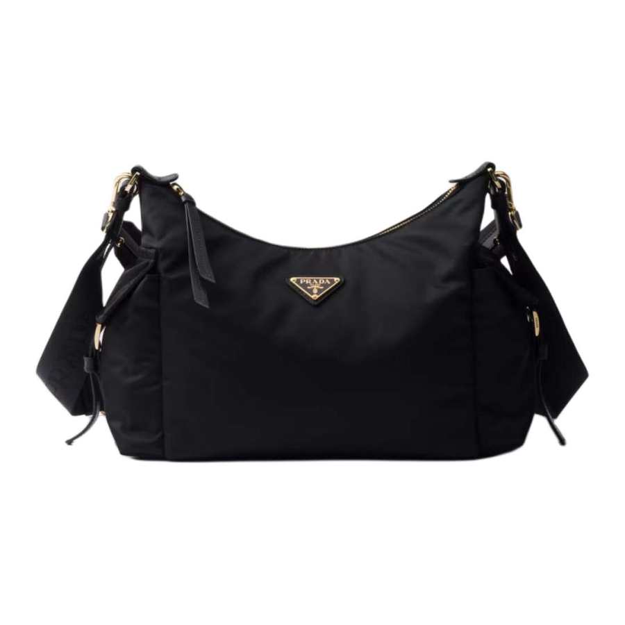 PRADA PRADA Recycled Nylon Shoulder Bag Women's Black