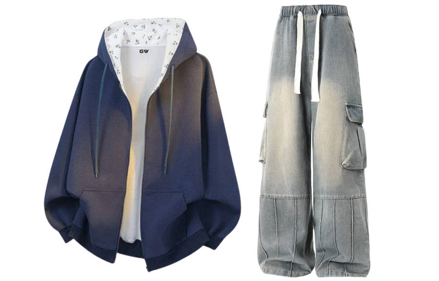GWAF Casual Sportswear Unisex Hooded Moderate