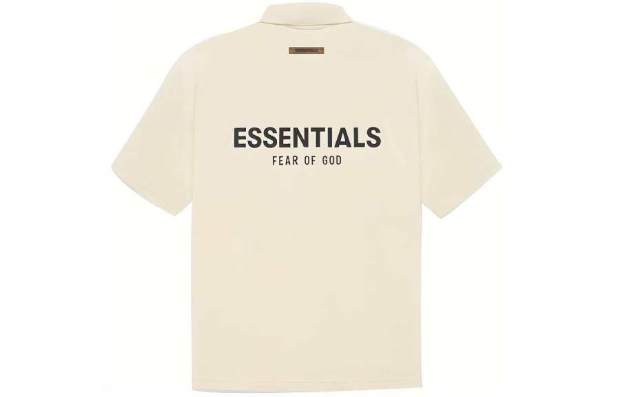 Fear Of God Essentials SS21 Polo Shirt Unisex Cream