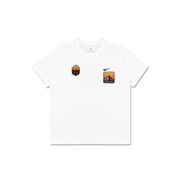 Nike Nike T Shirts Men's White Crew Neck Moderate Straight Fit