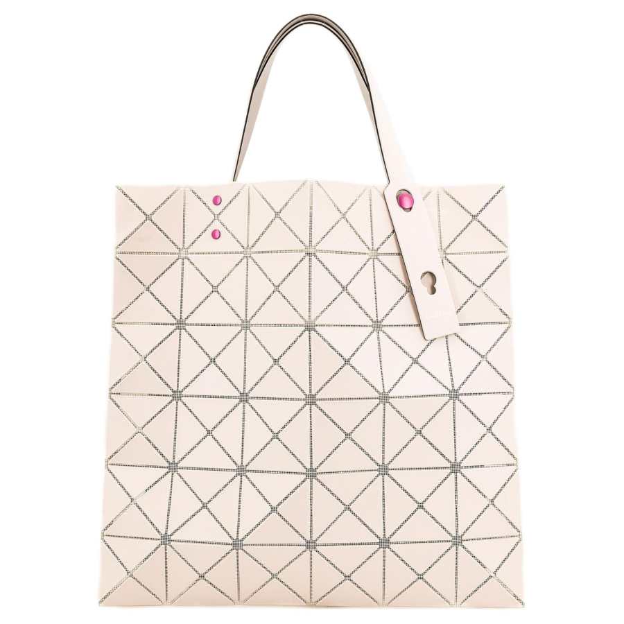 ISSEY MIYAKE Lucent One Tone Tote Bag Light Beige