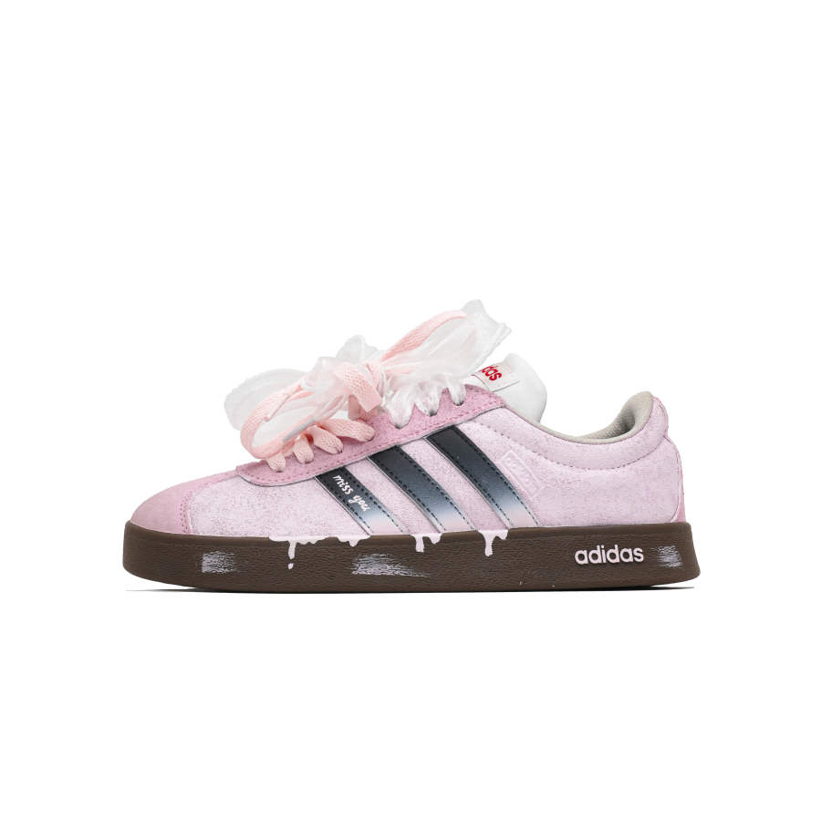 Adidas Adidas VL COURT 2.0 Pink Milkshake Low top Skateboard Shoes Unisex Pink