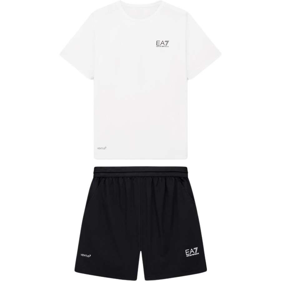 EMPORIO ARMANI Logo Printed Two Piece Tracksuit