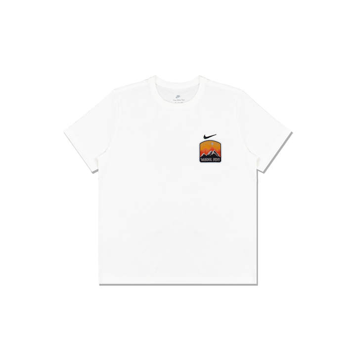 Nike Nike T Shirts Men's White Crew Neck Moderate Straight Fit