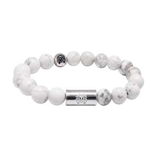 Rastaclat White Turquoise Little Lion Beaded Bracelet Chinese Style Beaded Bracelet Unisex