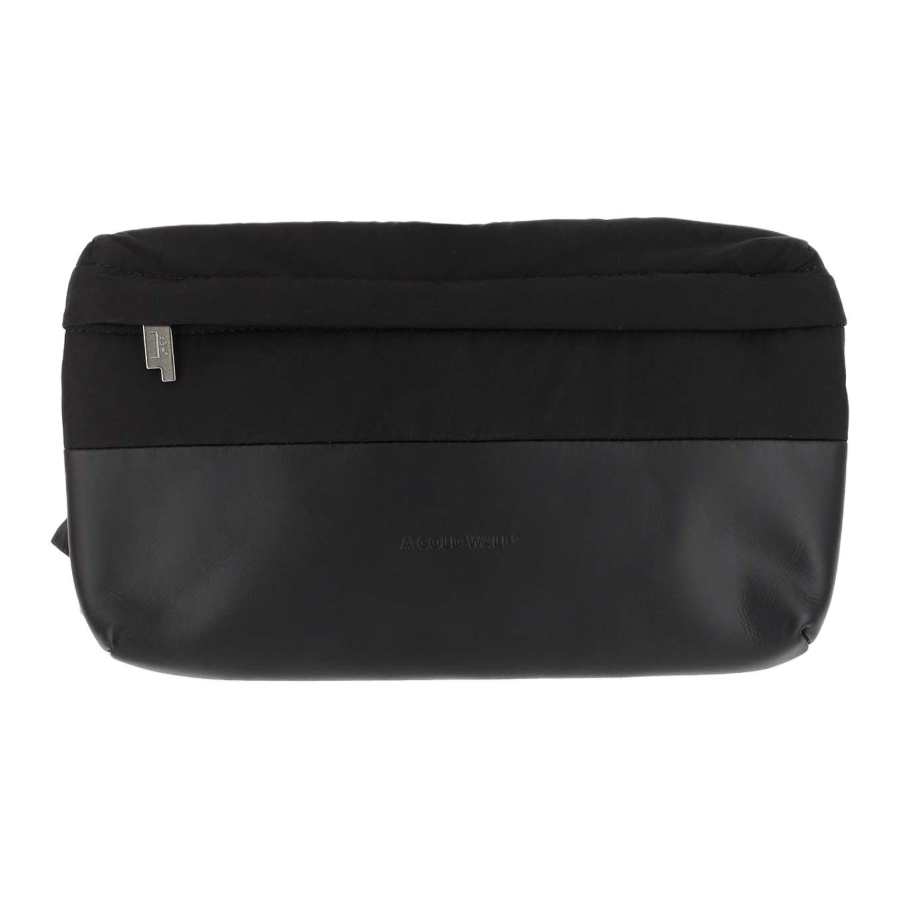A-COLD-WALL* A COLD WALL* Leather Shoulder Bag, Fanny Pack Regular Men's Black