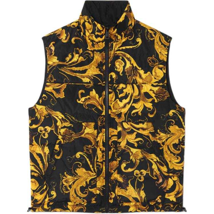 Versace Jeans Couture barocco-print puffer vest