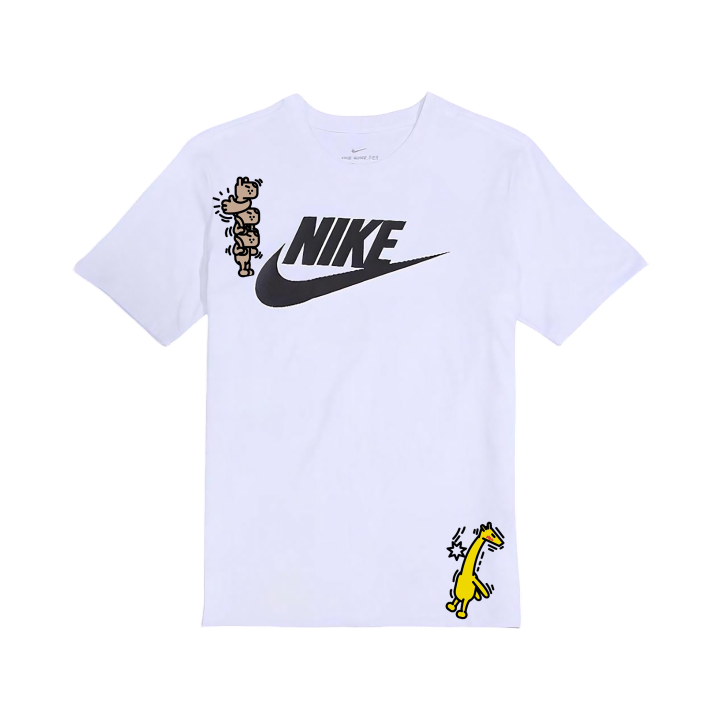 Nike Nike T Shirts Unisex White Crew Neck Moderate Straight Fit