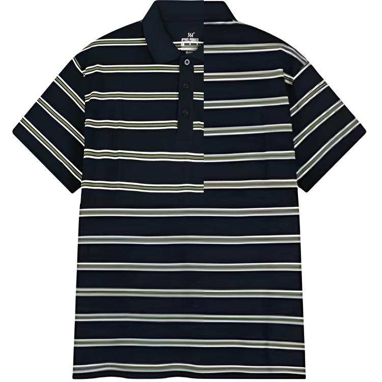 361° Polo Shirts Men's Dark Blue Polo Collar Moderate Straight Fit