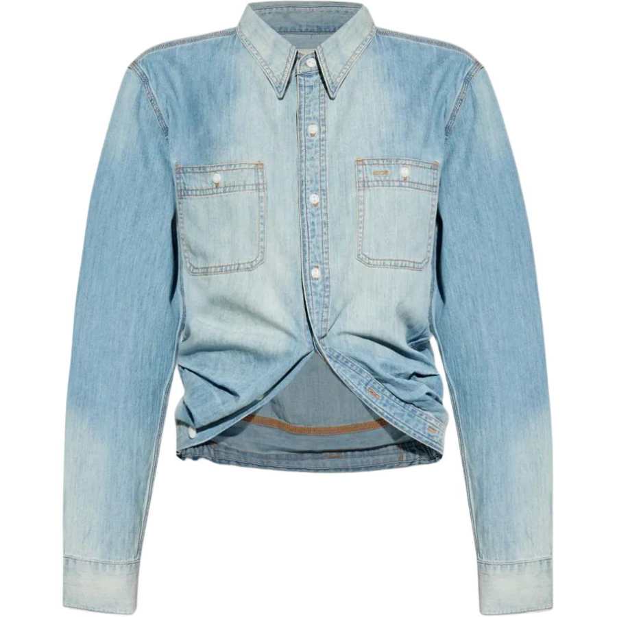 R13 R13 double-pocket denim shirt