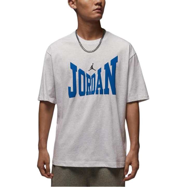 Jordan Jordan Brooklyn T Shirts Men's White Crew Neck Moderate