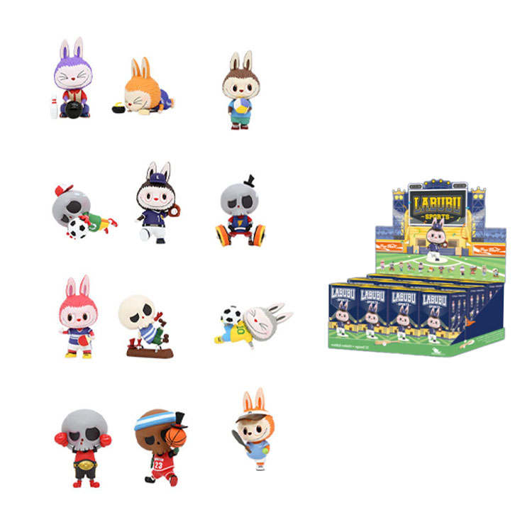 POP MART POP MART Labubu Sports Collection Mystery Boxes Whole Set 12 Pcs