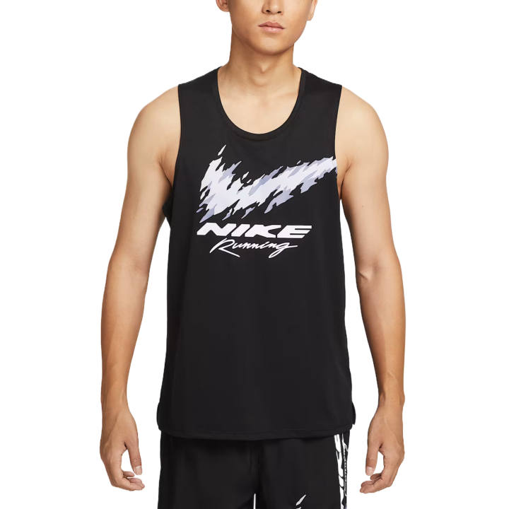 Nike Nike Dri Fit Tank Tops Men's Black Crew Neck Moderate Other