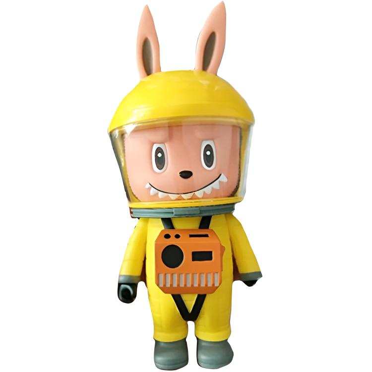 POP MART POP MART Labubu Astronaut Cute Yellow Trendy Figures 15cm