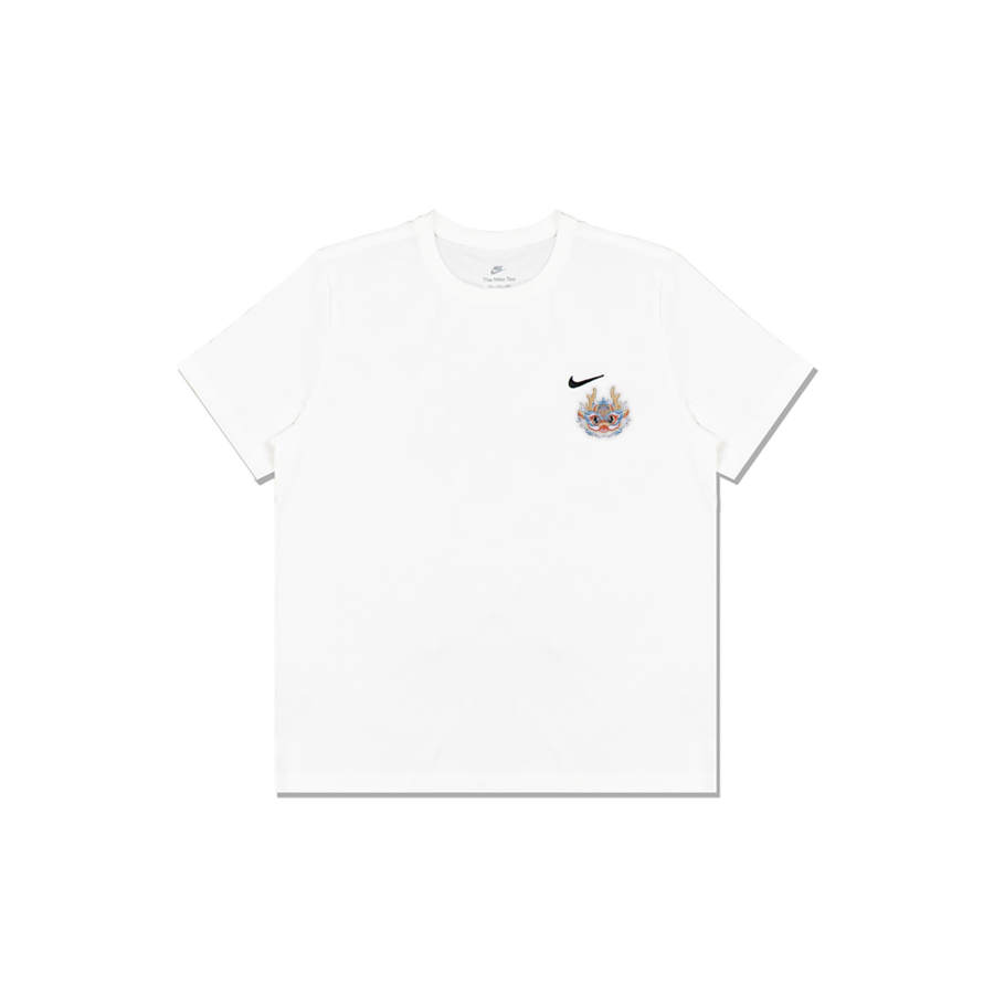 Nike Nike Sportswear T Shirts Men's White Crew Neck Moderate Straight Fit