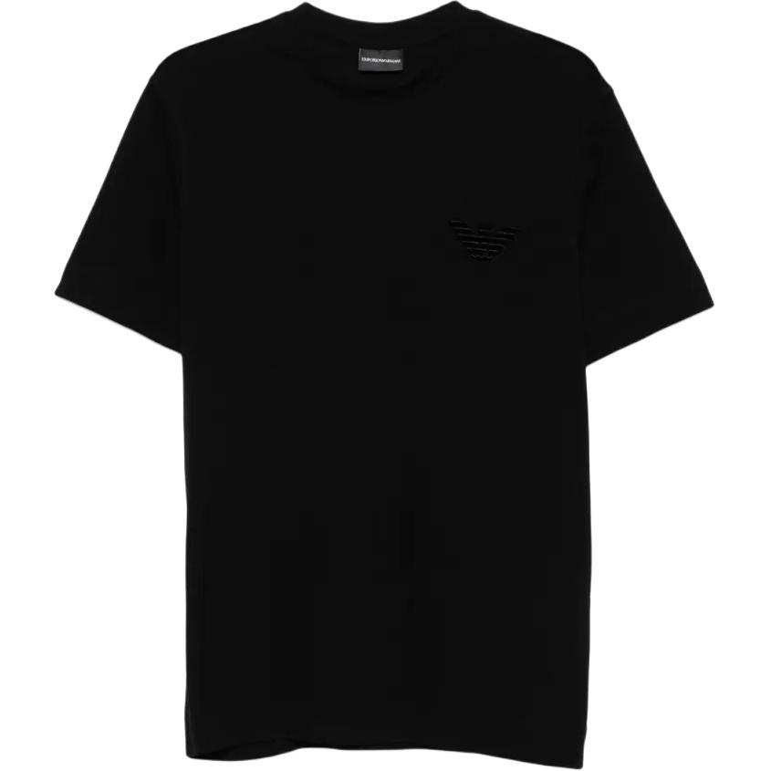 Emporio Armani eagle-emblem cotton T-shirt