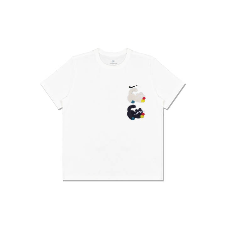Nike Nike T Shirts Men's White Crew Neck Straight Fit