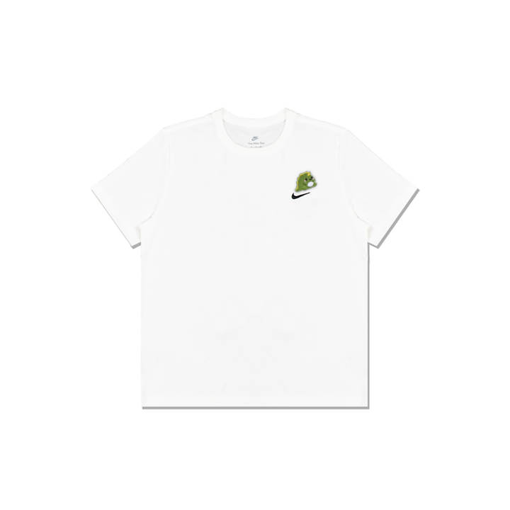 Nike Nike Sportswear T Shirts Men's White Crew Neck Moderate Straight Fit