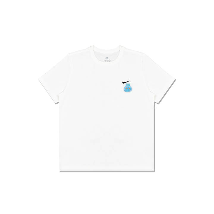 Nike Nike Sportswear T Shirts Men's White Crew Neck Moderate Straight Fit