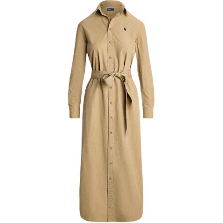 Polo Ralph Lauren Long Sleeved Dress Women's Khaki
