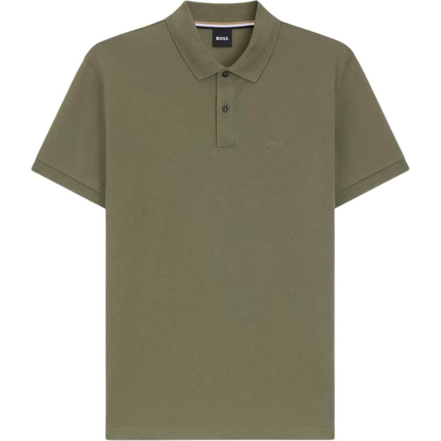 Hugo Boss logo-embroidered cotton polo shirt