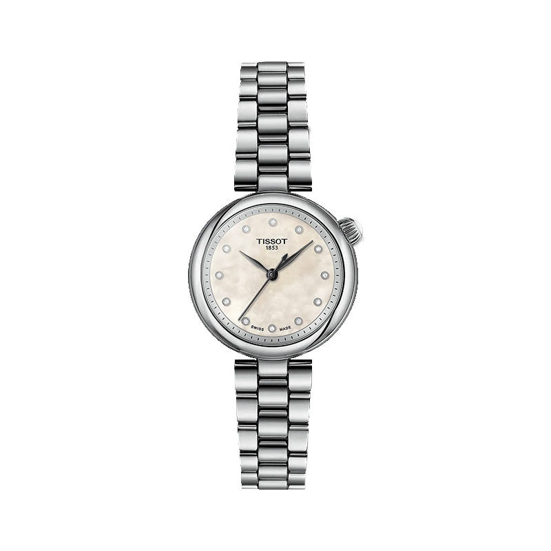 TISSOT Little Beauty Collection Starlight Model Quartz Movement 50m Waterproof Women's Watch 28mm