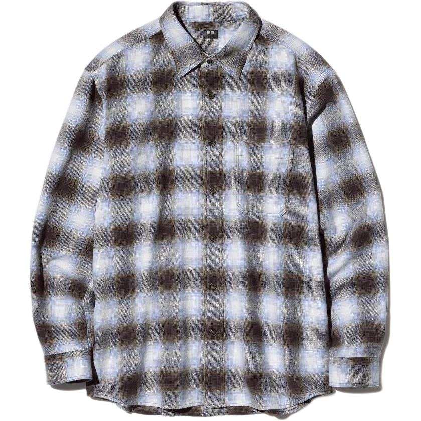 UNIQLO Shirts Unisex Aqua Blue Lapel Moderate Other