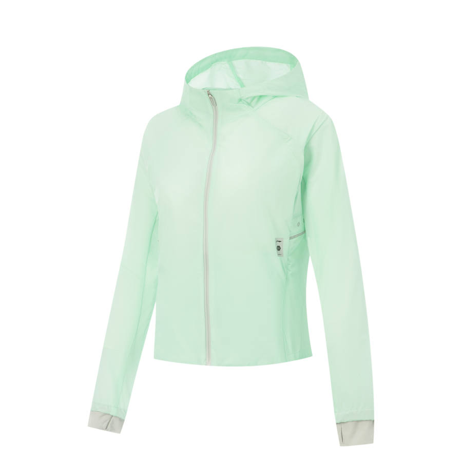 Li-Ning Li Ning Fitness Series Trench Coat Women's Light Neon Turquoise