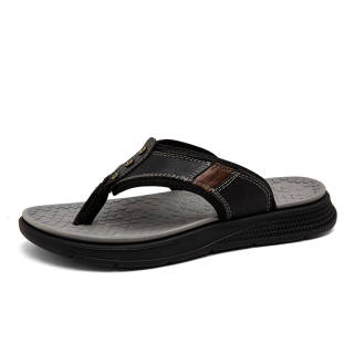 CANUVEN Rubber Sole EVA Stitching Odor Resistant Abrasion Resistant Odor Resistant, Abrasion Resistant Flip Flops Men's