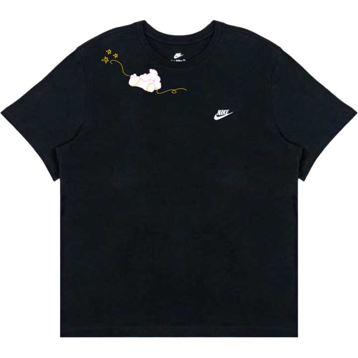 Nike Nike Sportswear Letter Logo Embroidery Small Hook Print Crew Neck Short Sleeved T Shirts Men's