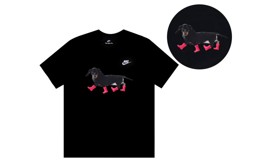 Nike Nike T Shirts Unisex Black Crew Neck Moderate Straight Fit