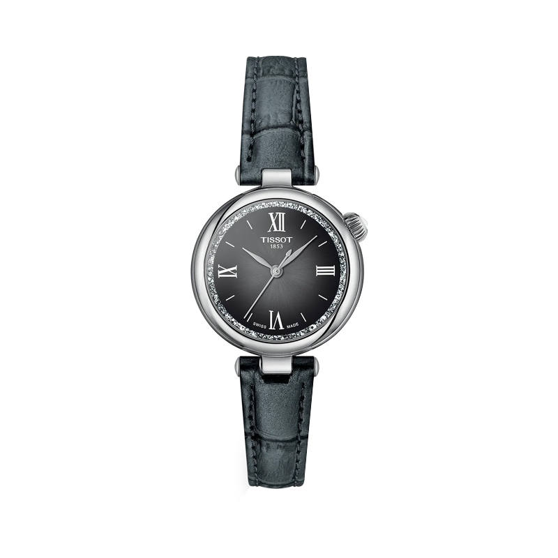 TISSOT Little Beauty Collection Starlight Model Quartz Movement Women's Watch 28mm Black Dial