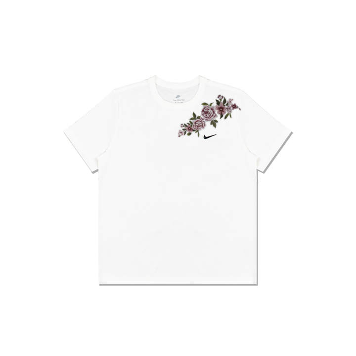 Nike Nike Sportswear T Shirts Men's White Crew Neck Moderate Straight Fit