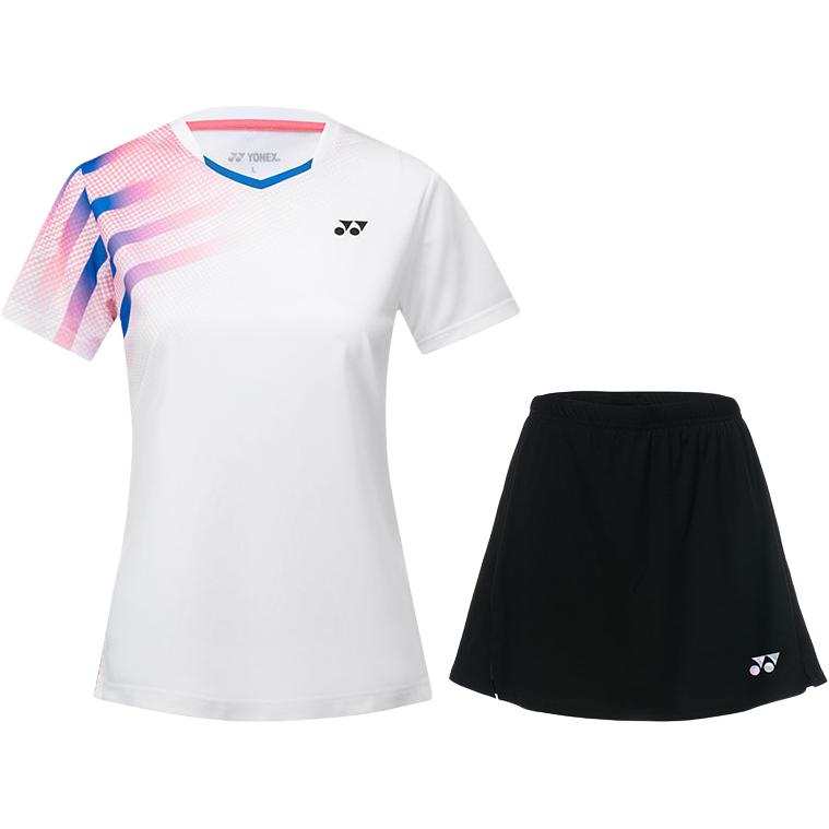 YONEX Badminton Jerseys Women's V Neck Moderate