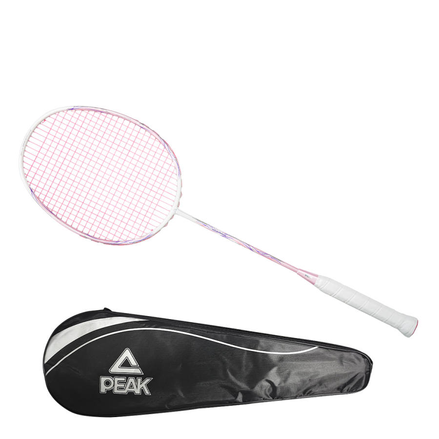 PEAK SU35 Full Carbon Badminton Rackets Speed Type Enhanced Swing Speed Entry level Unisex 5U/G5 4U/G5 White Pink