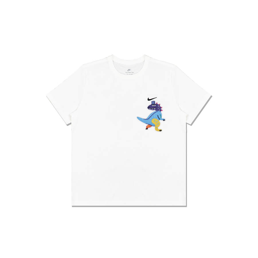 Nike Nike Sportswear T Shirts Men's White Crew Neck Moderate Straight Fit