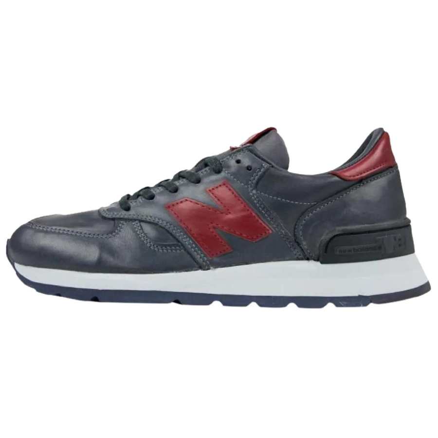 New Balance 990v1 Horween Leather Co. x 990v1 New Balance Made in Usa 'Navy Burgundy'