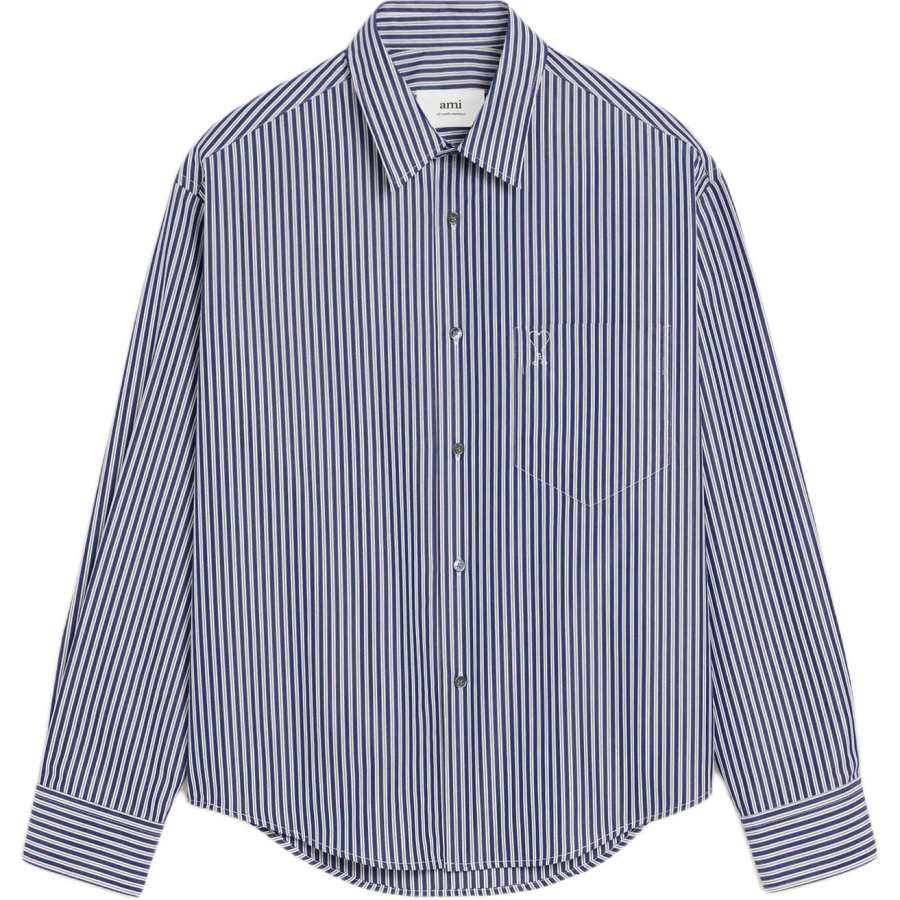 Amiparis Ami de Coeur striped shirt