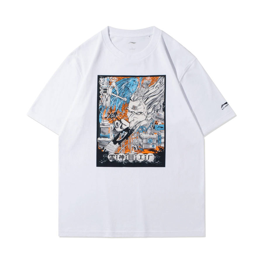 Li-Ning Li Ning Sports Fashion Collection T Shirt Men's White