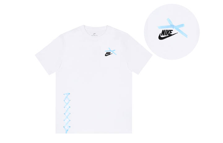 Nike Nike T Shirts Unisex White Crew Neck Moderate Straight Fit