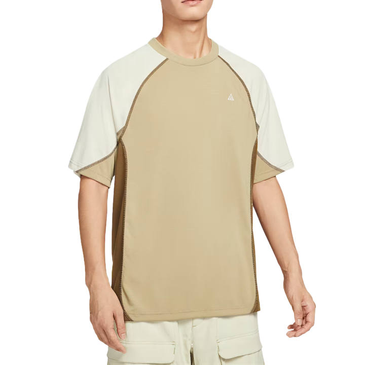 Nike Nike Dri FIT ADV T Shirts Men's Light Khaki Crew Neck