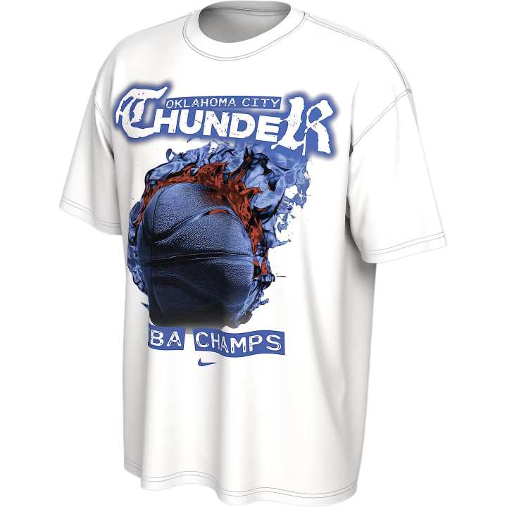Nike Nike Oklahoma City Thunder Nike Nba Parade T-Shirt