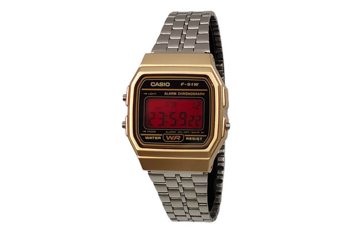 CASIO CASIO Custom Collection Quartz Movement Stainless Steel Strap Watch Men's Watches Black Dial